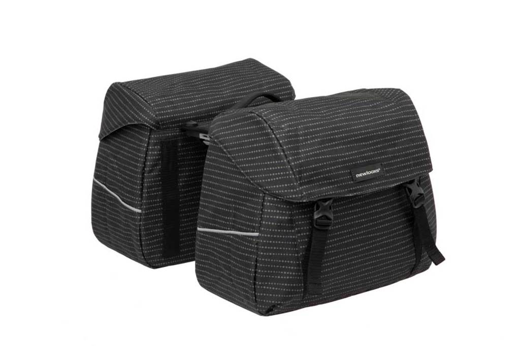 Dubbele-Fietstas-New-Looxs-Joli-Double-MIK-Nomi-Black-37L Dubbele-Fietstas-New-Looxs-Joli-Double-MIK-Nomi-Black-37L